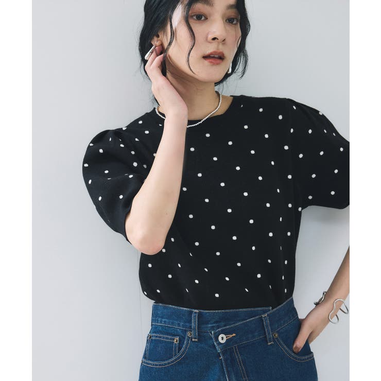 ドットジャガードニット | VIS  | 詳細画像14 