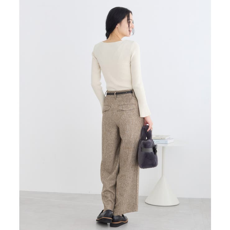 アシメねじれデザインリブニット | VIS  | 詳細画像20 