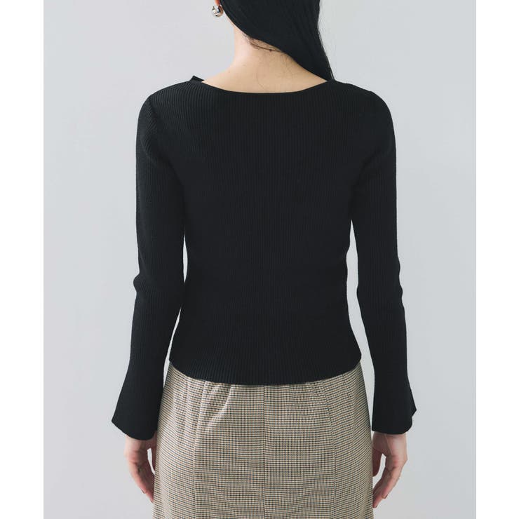 アシメねじれデザインリブニット | VIS  | 詳細画像26 