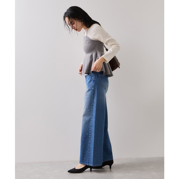 ペプラムニットドッキングプルオーバー | VIS  | 詳細画像14 