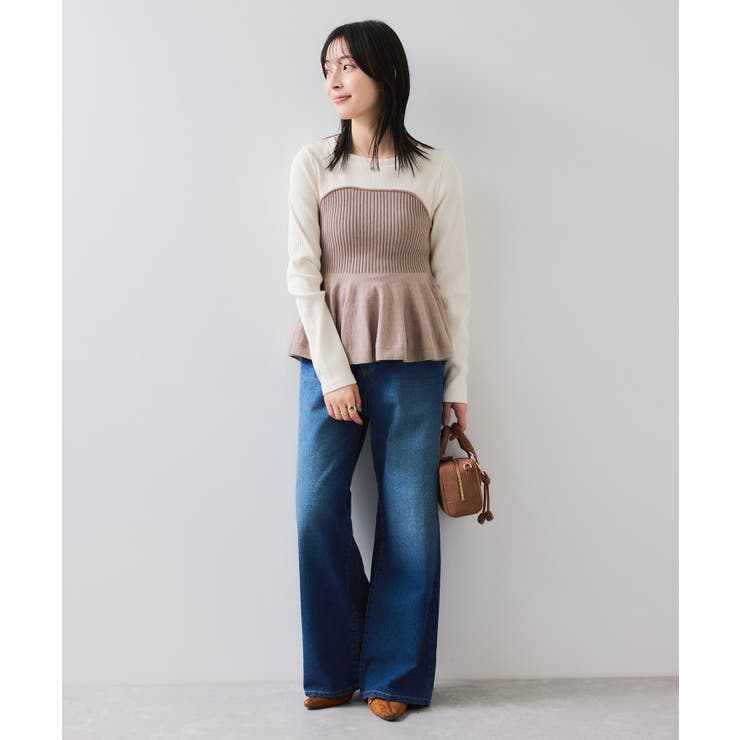 ペプラムニットドッキングプルオーバー | VIS  | 詳細画像20 