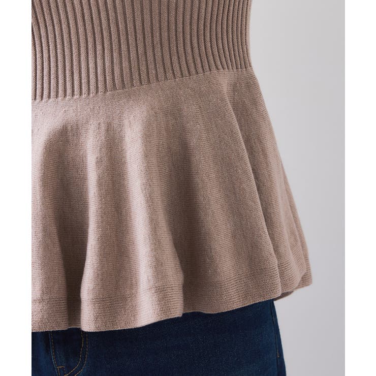 ペプラムニットドッキングプルオーバー | VIS  | 詳細画像33 