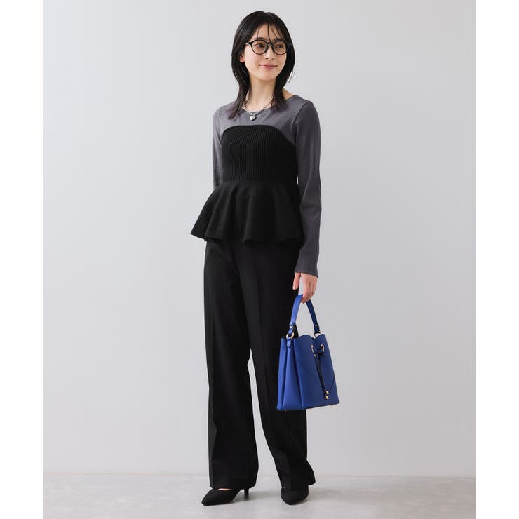 ペプラムニットドッキングプルオーバー | VIS  | 詳細画像8 