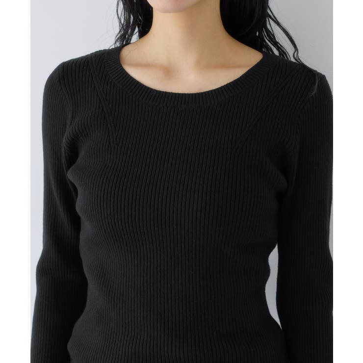 配色ダブルスリーブリブニット | VIS  | 詳細画像19 