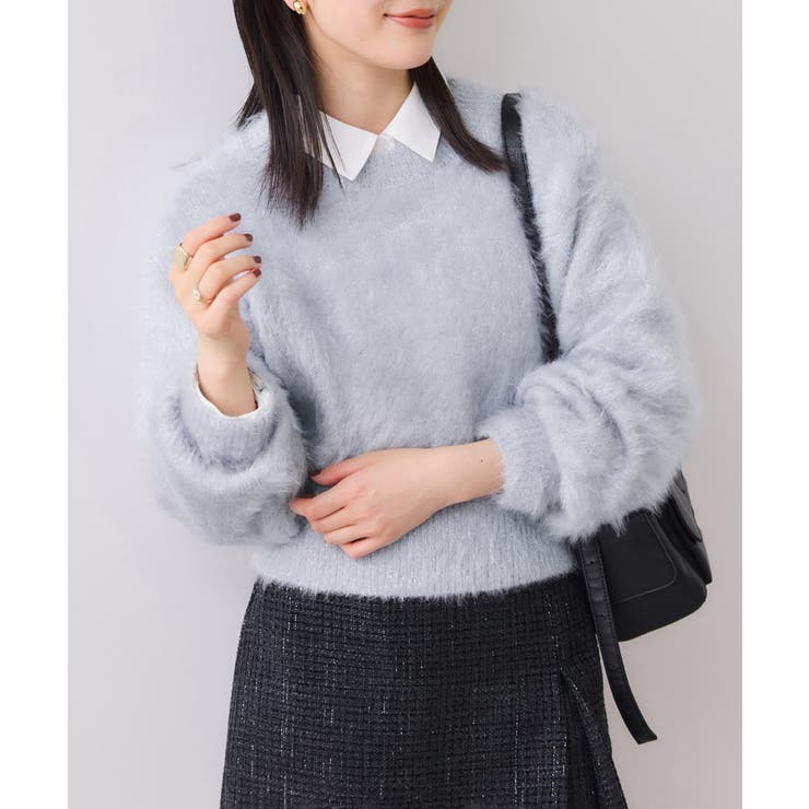 メタルシャギーネコヤーンニット/静電気防止 | VIS  | 詳細画像14 