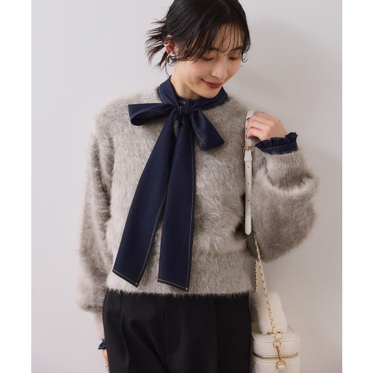 メタルシャギーネコヤーンニット/静電気防止 | VIS  | 詳細画像16 