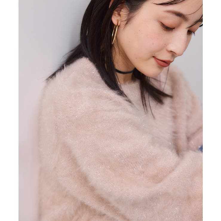 メタルシャギーネコヤーンニット/静電気防止 | VIS  | 詳細画像6 