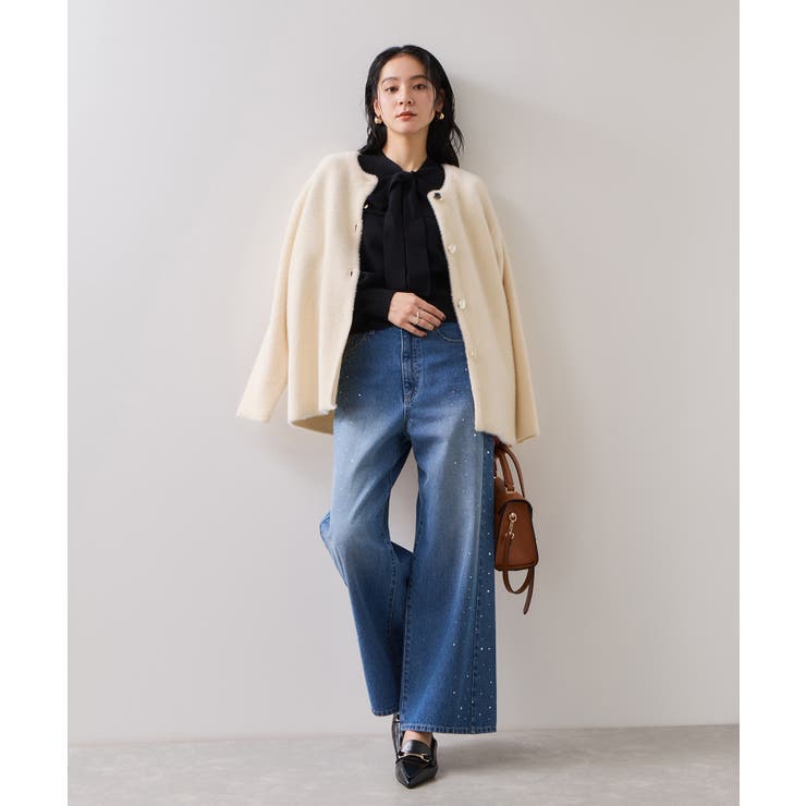 ニットリボン付きプルオーバー | VIS  | 詳細画像13 