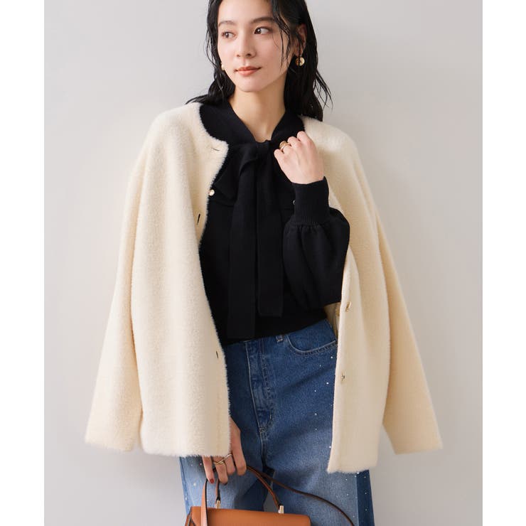 ニットリボン付きプルオーバー | VIS  | 詳細画像14 