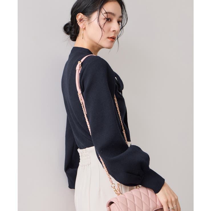 ニットリボン付きプルオーバー | VIS  | 詳細画像17 