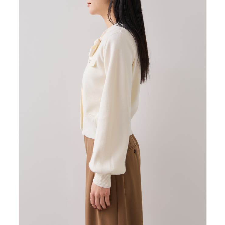 ニットリボン付きプルオーバー | VIS  | 詳細画像22 