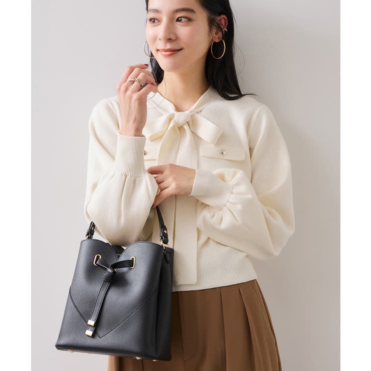 ニットリボン付きプルオーバー | VIS  | 詳細画像3 