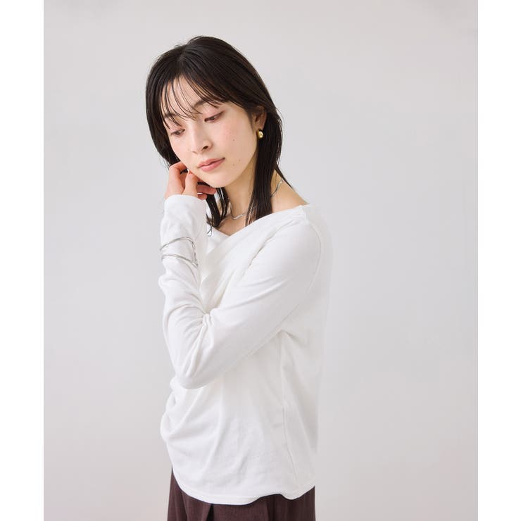 ドレープオフショルロンT/一部WEB限定カラー・イージーケア | VIS  | 詳細画像10 