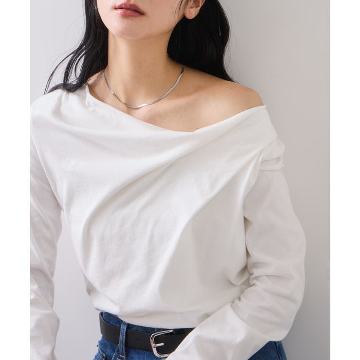 ドレープオフショルロンT/一部WEB限定カラー・イージーケア | VIS  | 詳細画像14 