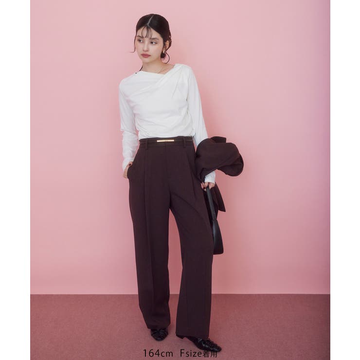 ドレープオフショルロンT/一部WEB限定カラー・イージーケア | VIS  | 詳細画像16 