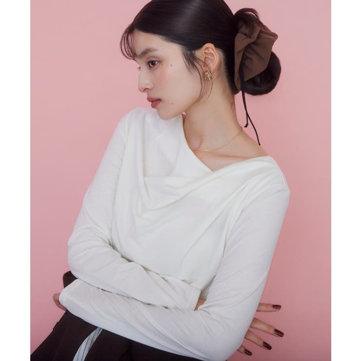 ドレープオフショルロンT/一部WEB限定カラー・イージーケア | VIS  | 詳細画像18 