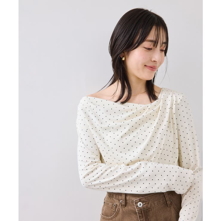 ドレープオフショルロンT/一部WEB限定カラー・イージーケア | VIS  | 詳細画像19 