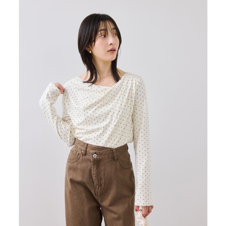 ドレープオフショルロンT/一部WEB限定カラー・イージーケア | VIS  | 詳細画像21 