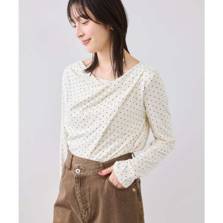 ドレープオフショルロンT/一部WEB限定カラー・イージーケア | VIS  | 詳細画像22 