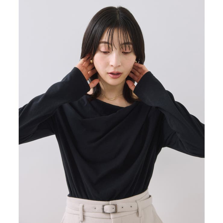 ドレープオフショルロンT/一部WEB限定カラー・イージーケア | VIS  | 詳細画像27 