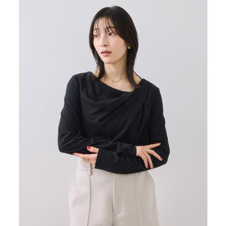 ドレープオフショルロンT/一部WEB限定カラー・イージーケア | VIS  | 詳細画像28 