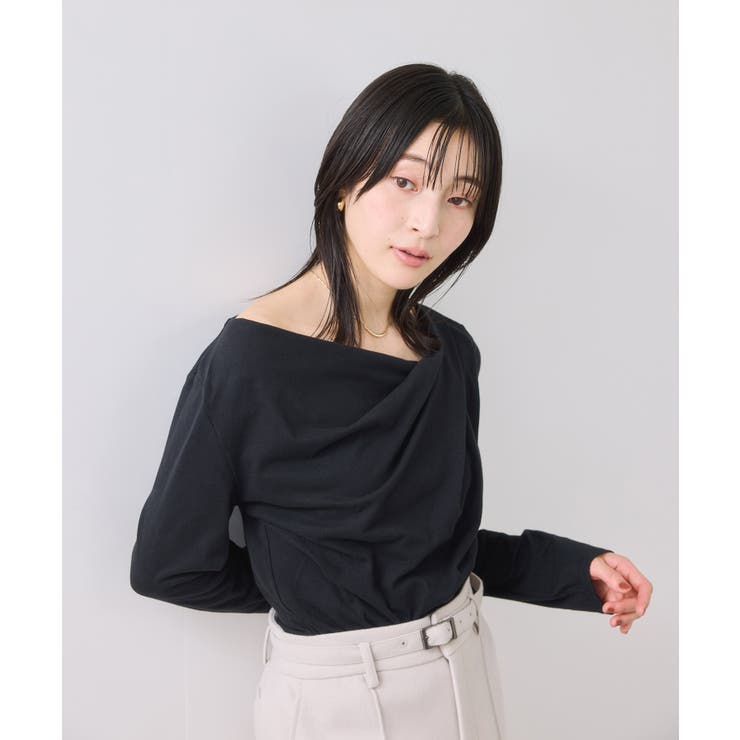 ドレープオフショルロンT/一部WEB限定カラー・イージーケア | VIS  | 詳細画像29 