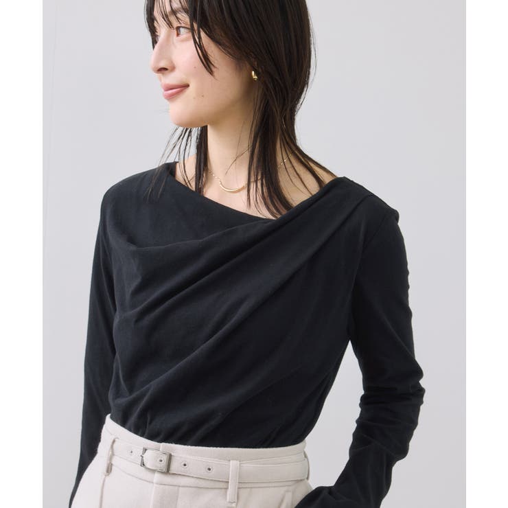 ドレープオフショルロンT/一部WEB限定カラー・イージーケア | VIS  | 詳細画像30 