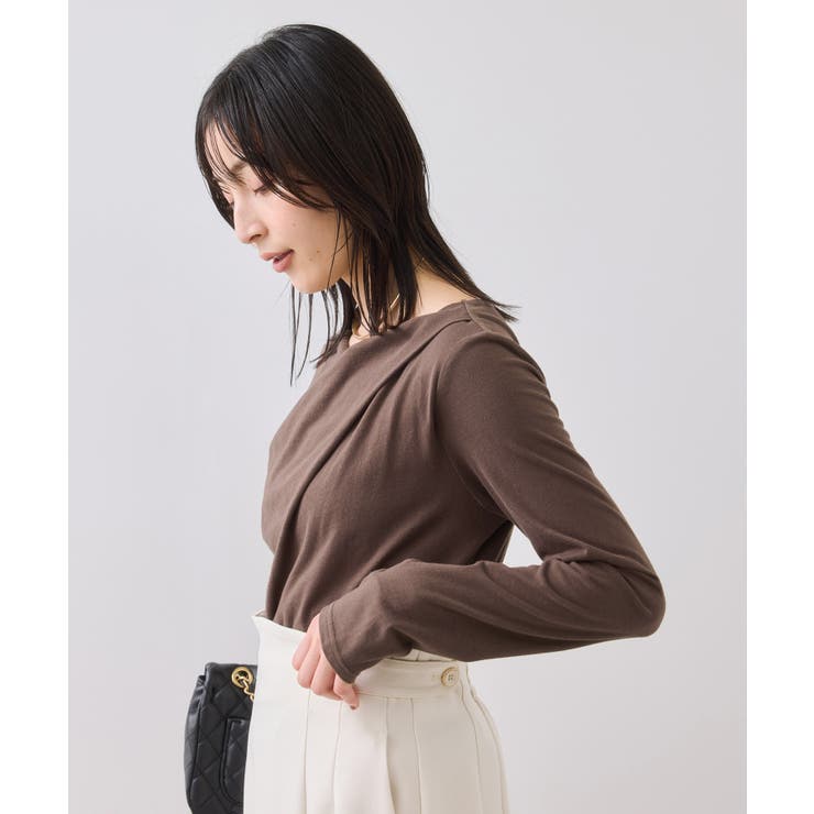 ドレープオフショルロンT/一部WEB限定カラー・イージーケア | VIS  | 詳細画像4 
