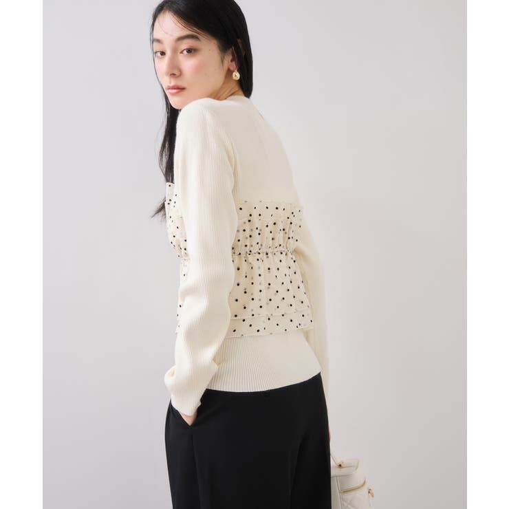 【美得】ビスチェドッキングニットプルオーバー/セットアップ対応 | VIS  | 詳細画像11 