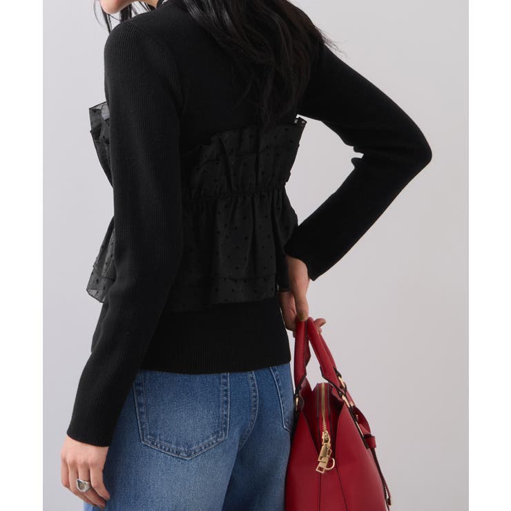 【美得】ビスチェドッキングニットプルオーバー/セットアップ対応 | VIS  | 詳細画像16 