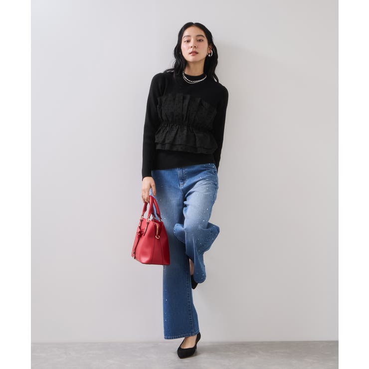 【美得】ビスチェドッキングニットプルオーバー/セットアップ対応 | VIS  | 詳細画像17 