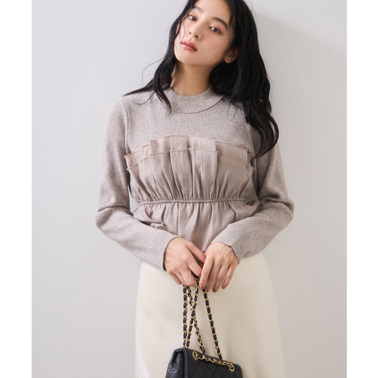 【美得】ビスチェドッキングニットプルオーバー/セットアップ対応 | VIS  | 詳細画像19 