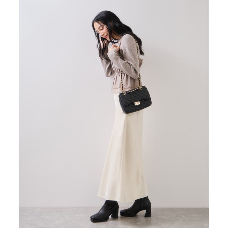 【美得】ビスチェドッキングニットプルオーバー/セットアップ対応 | VIS  | 詳細画像22 