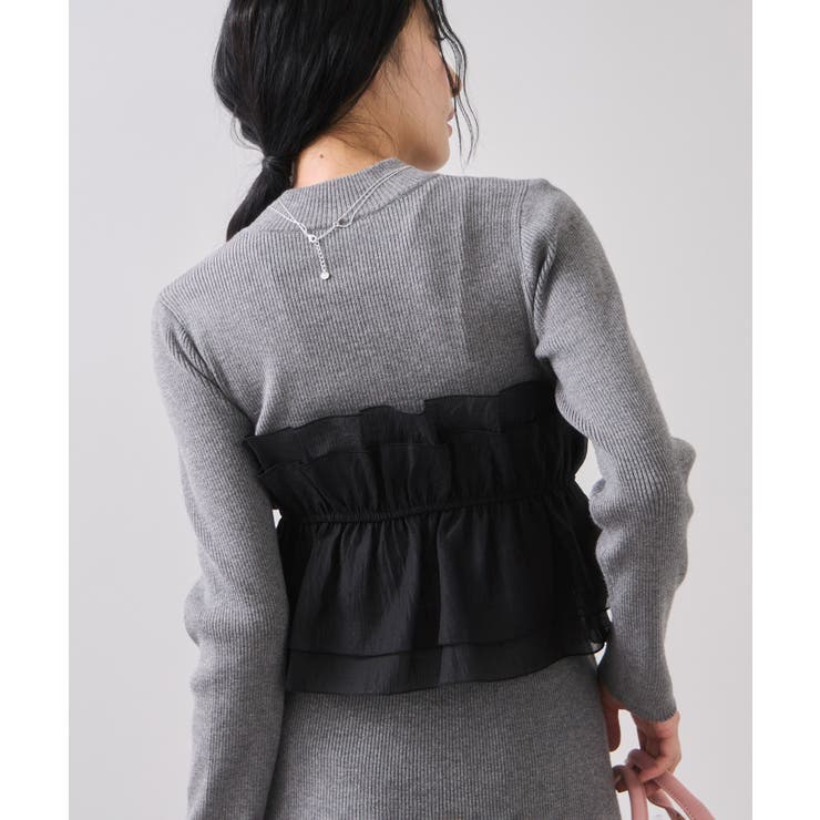 【美得】ビスチェドッキングニットプルオーバー/セットアップ対応 | VIS  | 詳細画像23 