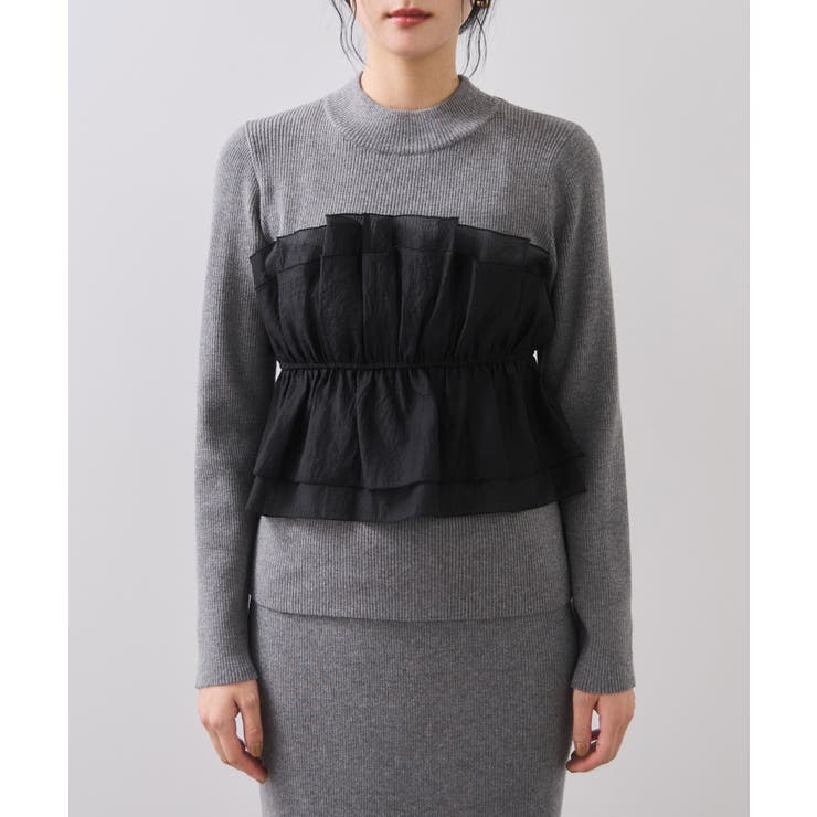 【美得】ビスチェドッキングニットプルオーバー/セットアップ対応 | VIS  | 詳細画像28 