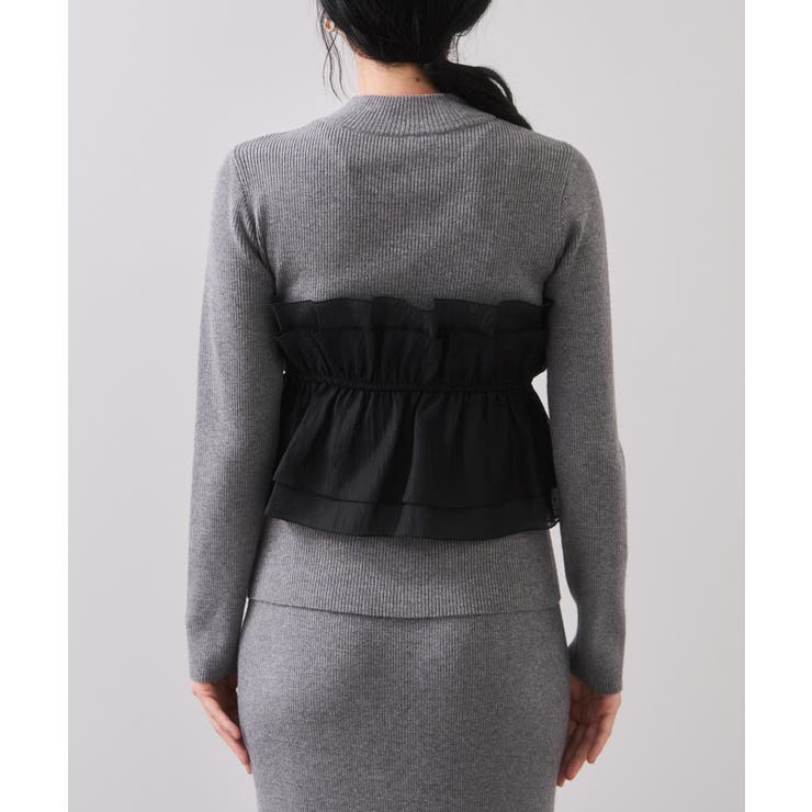 【美得】ビスチェドッキングニットプルオーバー/セットアップ対応 | VIS  | 詳細画像30 