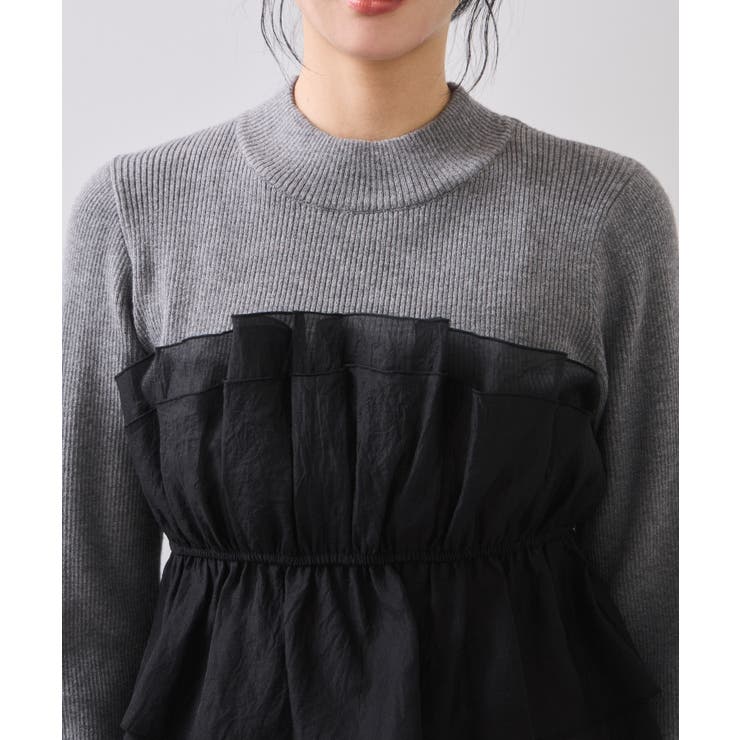 【美得】ビスチェドッキングニットプルオーバー/セットアップ対応 | VIS  | 詳細画像31 