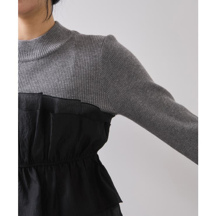 【美得】ビスチェドッキングニットプルオーバー/セットアップ対応 | VIS  | 詳細画像32 