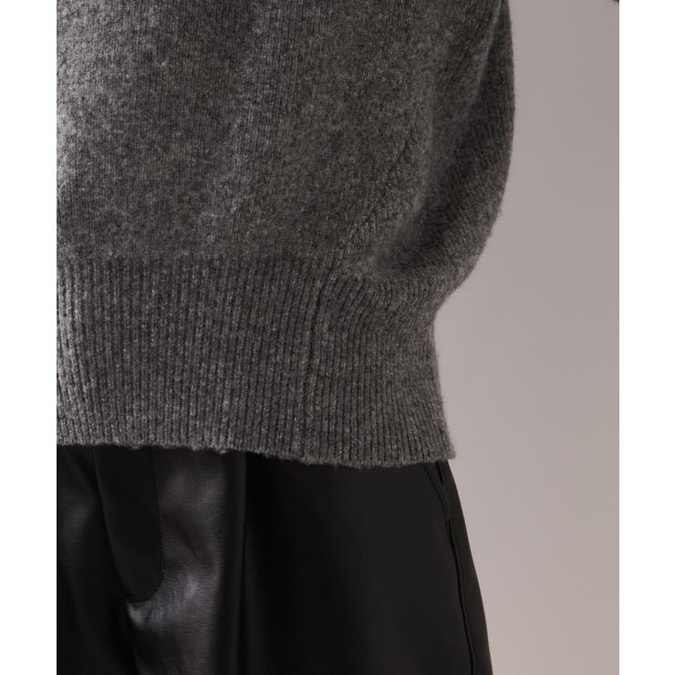 Vネックレースニットプルオーバー | VIS  | 詳細画像29 