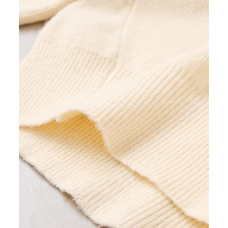 Vネックレースニットプルオーバー | VIS  | 詳細画像34 