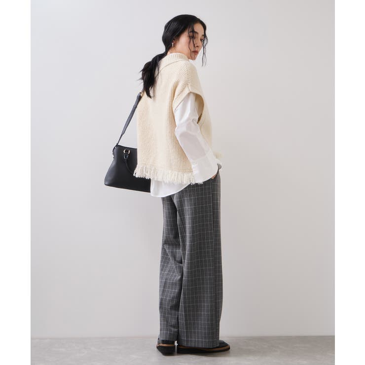 ボタンデザインポンチョベスト | VIS  | 詳細画像13 