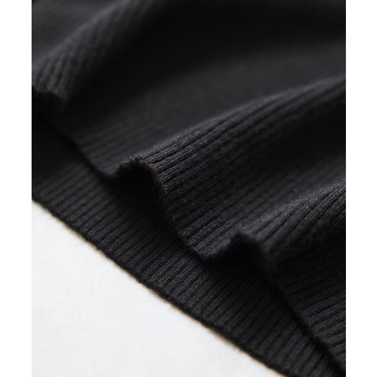 【美得】もちもちドレープリブニットトップス/イージーケア | VIS  | 詳細画像45 