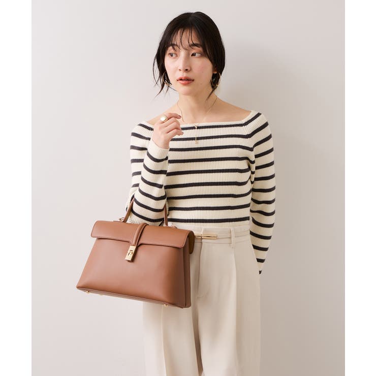 【美得】スクエアネックニットプルオーバー | VIS  | 詳細画像15 