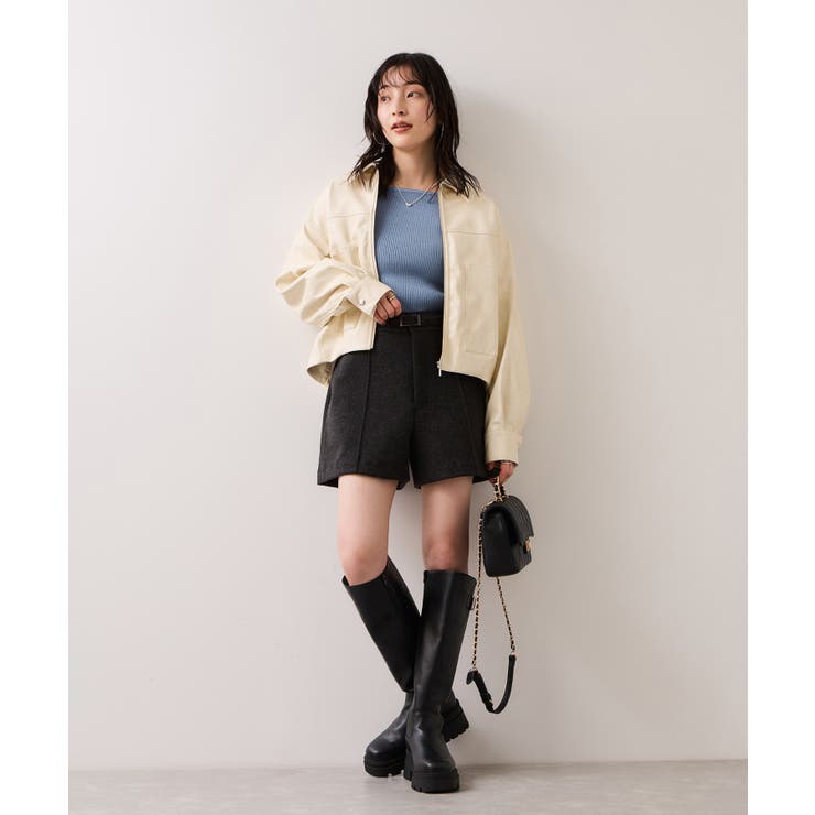 【美得】スクエアネックニットプルオーバー | VIS  | 詳細画像2 