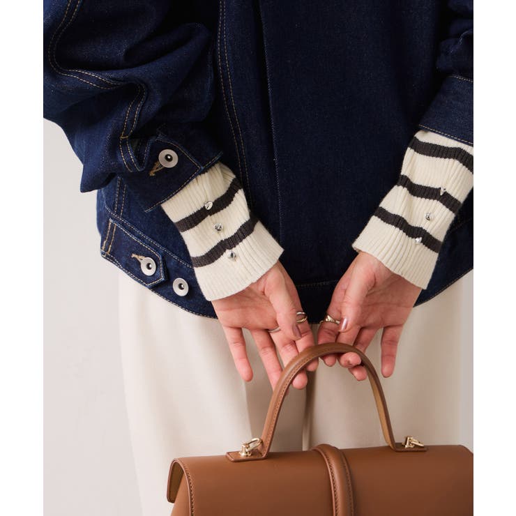 【美得】スクエアネックニットプルオーバー | VIS  | 詳細画像20 