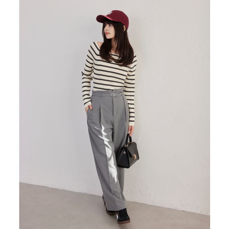 【美得】スクエアネックニットプルオーバー | VIS  | 詳細画像22 