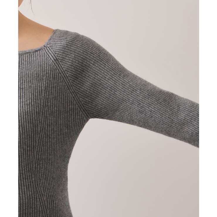 【美得】スクエアネックニットプルオーバー | VIS  | 詳細画像34 