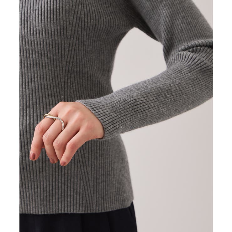 【美得】スクエアネックニットプルオーバー | VIS  | 詳細画像36 