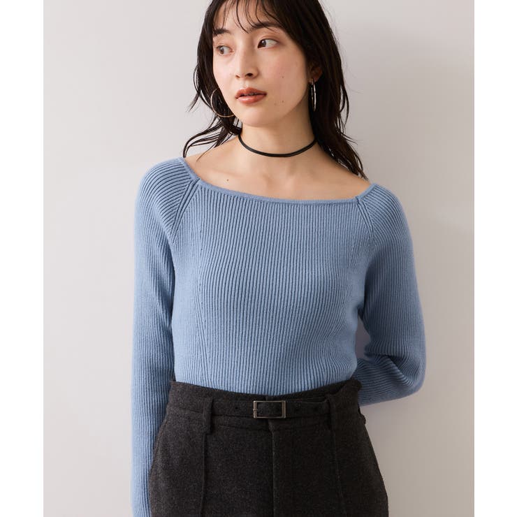 【美得】スクエアネックニットプルオーバー | VIS  | 詳細画像6 