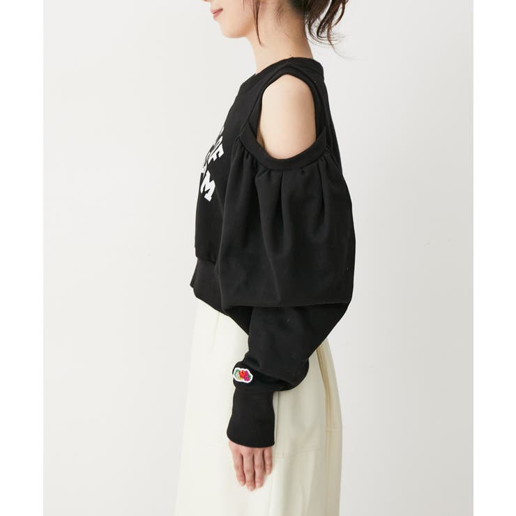 【FRUIT OF THE LOOM別注】オープンショルダースウェット | VIS  | 詳細画像14 